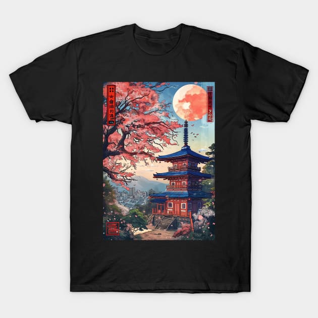 Tardis in Japan T-Shirt by CollSram